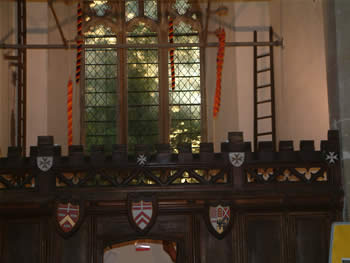 View of the west window